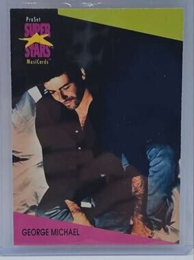 1991 Pro Set SuperStars MusiCards #78 George Michael Card